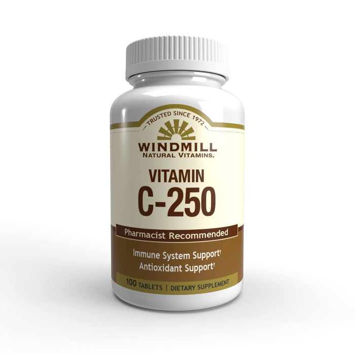 Windmill Vitamin C 250mg Tablets 100ct by Pasteur Pharmacy