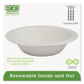 Eco-Products Renewable and Compostable Sugarcane Bowls, 12 oz, Natural White, 50/Pack, 20 Packs/Carton