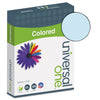 Universal Deluxe Colored Paper, 20 lb Bond Weight, 8.5 x 11, Blue, 500/Ream