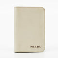 Prada Ivory Saffiano Leather Card Case #1868 by Bolt Boutique