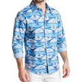 Nautica Blue Mens Printed Classic Fit Button-Down Shirt, Size XL by Vanessa Jane