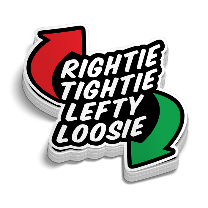 Rightie Tightie Hard Hat Decal by Armed American Supply
