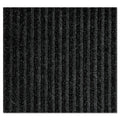 Crown Needle-Rib Wiper/Scraper Mat, Polypropylene, 36 x 48, Charcoal