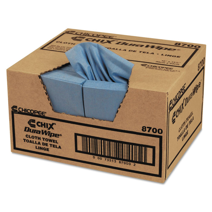 Chicopee VeraClean Critical Cleaning Wipes, Smooth Texture, 1/4 Fold, 12 x 13, Blue, 400/Carton