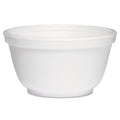Dart Foam Bowls, 10 oz, White, 50/Pack, 20 Packs/Carton