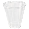 Dart Ultra Clear Cups, 5 oz, PET, 100/Bag, 25 Bags/Carton