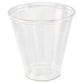 Dart Ultra Clear Cups, 5 oz, PET, 100/Bag, 25 Bags/Carton