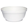 Dart Foam Bowls, 8 oz, White, 50/Pack, 20 Packs/Carton