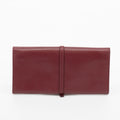 Prada Maroon Bordeaux Leather Long Wallet #1871 by Bolt Boutique