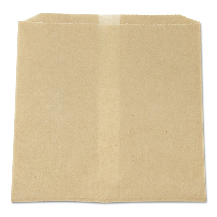 HOSPECO Waxed Napkin Receptacle Liners, 8.5" x 8", Brown, 500/Carton