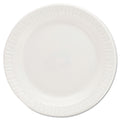 Dart Quiet Classic Laminated Foam Dinnerware Plates, 6", White, 125/Pack, 8 Packs/Carton
