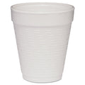 Dart Small Foam Drink Cup, 8 oz, White with Greek Key Design,  25/Bag, 40 Bags/Carton