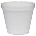 Dart Food Containers, 8 oz, White, Foam, 1,000/Carton