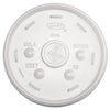 Dart Cold Cup Lids, Fits 32 oz Cups, Translucent, 100/Sleeve, 10 Sleeves/Carton