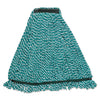 Rubbermaid Web Foot String Mop Heads, Microfiber, Green, Medium, 1-in. Green Headband