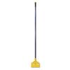 Rubbermaid Invader Fiberglass Side-Gate Wet-Mop Handle, 60", Blue/Yellow