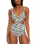 Bar III Hypno Beach Chic Printed Twist-Front One-Piece Swimsuit by Vanessa Jane