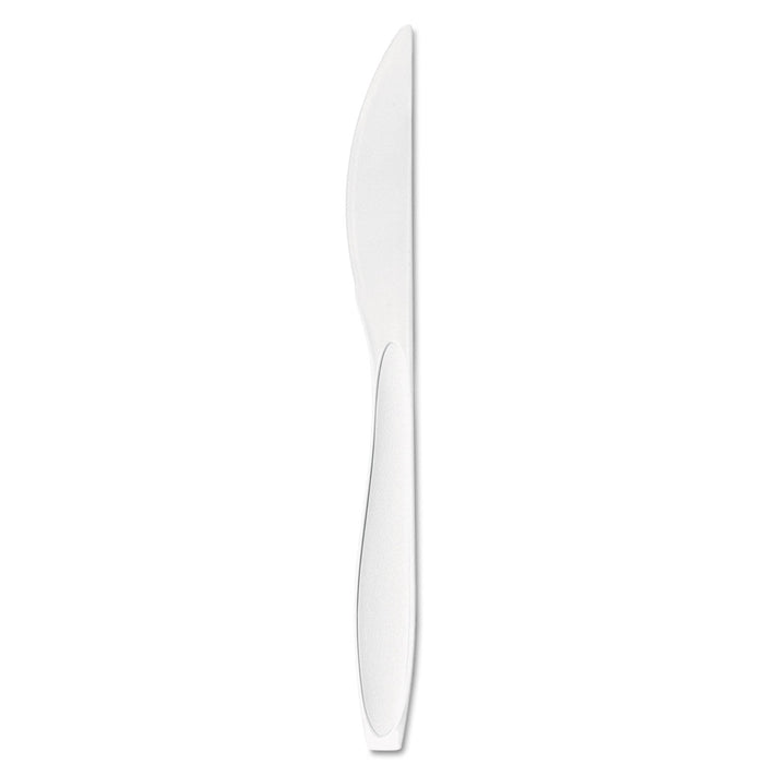 Dart Reliance Medium Heavy Weight Cutlery, Std Size, Knife, Boxed, White, 1000/CT