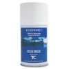 Rubbermaid TC Microburst 9000 Air Freshener Refill, Ocean Breeze, 5.3 oz Aerosol Spray, 4/Carton