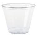 Dart Ultra Clear PET Cups, 9 oz, Squat, 50/Bag, 20 Bags/Carton