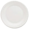 Dart Non-Laminated Foam Dinnerware, Plates, 7" dia, White, 125/Pack, 8 Packs/Carton