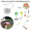 188-Pieces: Portable Fishing Accessory Kit with Tackle Box by DailySale
