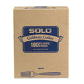 Dart Sweetheart Guildware Polystyrene Forks, Champagne, 100/Box, 10 Boxes/Carton