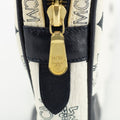 MCM Ivory x Navy Monogram Visetos Pattern Leather Clutch Bag #1880 by Bolt Boutique