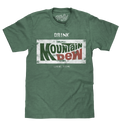 Drink Mountain Dew Logo T-Shirt - Green by Tee Luv