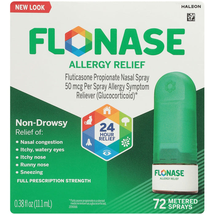 Flonase Allergy Relief Nasal Spray 72 Sprays - 0.38 Oz by Pasteur Pharmacy