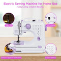 Pro Portable Electric Sewing Machine – 12 Stitches, Adjustable Speed, Multifunctional by DailySale