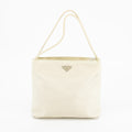 Prada White Nylon Tessuto Tote Bag #1883 by Bolt Boutique