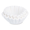 BUNN Coffee/Tea Brewer Filters, Flat Bottom, 50/Pack, 60 Packs/Carton