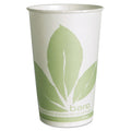 SOLO Bare Eco-Forward Treated Paper Cold Cups, 16 oz, Green/White, 100/Sleeve 10 Sleeves/Carton