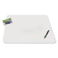 Artistic KrystalView Desk Pad with Antimicrobial Protection, Matte Finish, 22 x 17,  Clear
