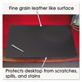 Artistic Sagamore Desk Pad, with Decorative Stitching, 38 x 24, Black
