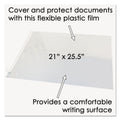 Artistic Second Sight Clear Plastic Desk Protector, with Hinged Protector, 25.5 x 21, Clear
