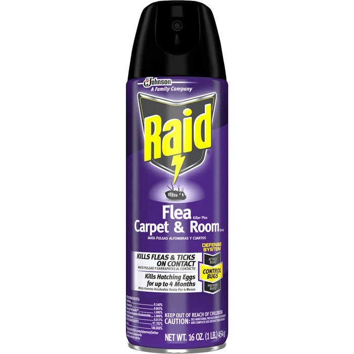 Raid Flea Killer Aerosol Plus Carpet & Room Spray, 16 Oz by Pasteur Pharmacy