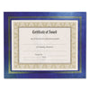 NuDell Leatherette Document Frame, 8.5 x 11, Blue, Pack of Two