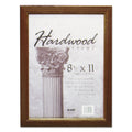 NuDell Solid Oak Hardwood Frame, 8.5 x 11, Walnut Finish
