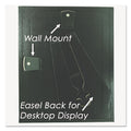 NuDell Leatherette Document Frame, 8.5 x 11, Black, Pack of Two