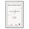 NuDell Metal Poster Frame, Plastic Face, 24 x 36, Black
