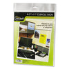 NuDell Clear Plastic Sign Holder, All-Purpose, 8.5 x 11