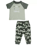 Chickpea Baby Boys 2-PC. Top & Printed Jogger Pants Set by Vanessa Jane