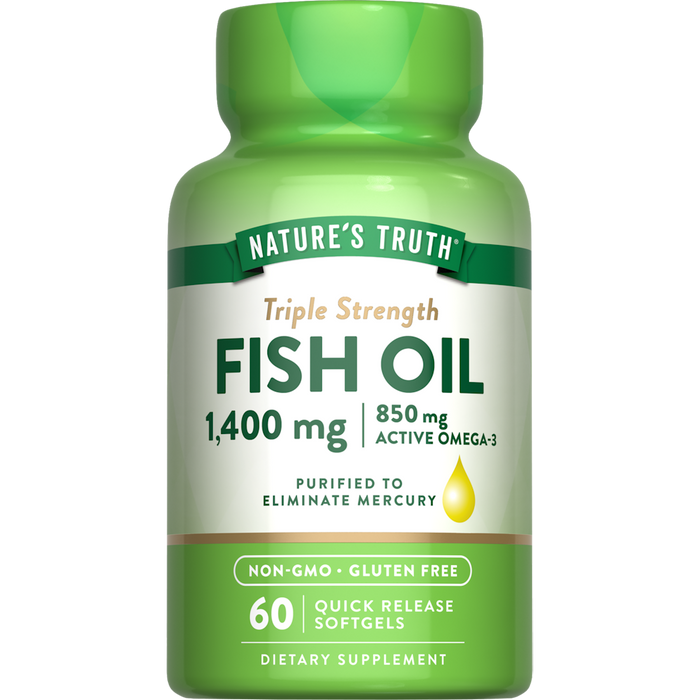 Nature's Truth Triple Strength Fish Oil 1360 Mg Capsules by Pasteur Pharmacy