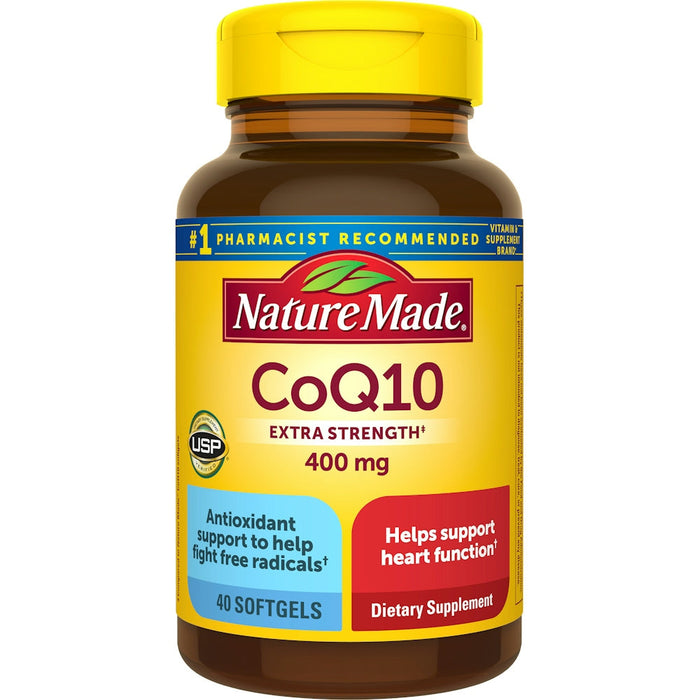 Nature Made Co Q10, Extra Strength, 400 Mg, Softgels by Pasteur Pharmacy