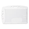 Durable Replacement Card Holder, Vertical/Horizontal, Polystyrene, 10/Pack