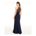 Emerald Sundae Juniors Lace-Trim Halter Dress, Navy, Size XS by Vanessa Jane