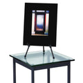 Quartet Tabletop Instant Easel, 14" High, Steel, Black