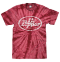 Dr. Pepper Tie Dye T-Shirt - Crimson Red Tie Dye by Tee Luv